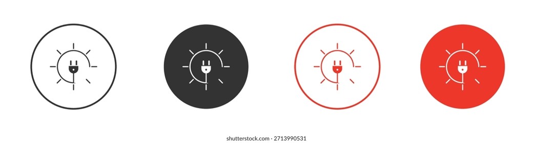 Solar energy icon. web vector design