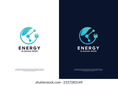 Logo-Design für Solarenergie mit kreativem Konzept.