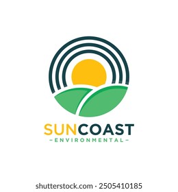 Diseño de logotipo de energía solar concepto creativo Premium Vector