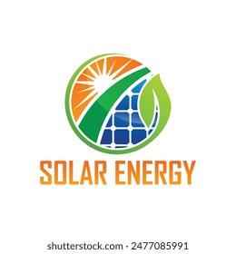 Solar Energy Logo Design Template. solar energy logo icon