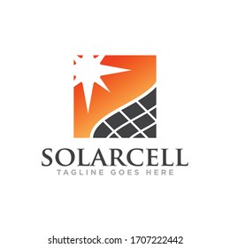 Solar Energy Logo Design Vector