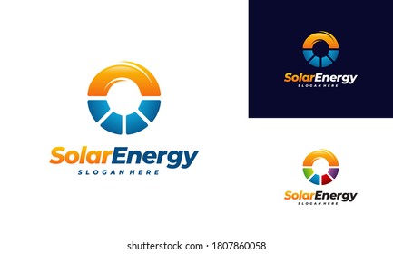 Logo de Solar Energy diseña vector, logotipo de energía solar