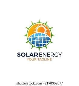 Solar Energy Logo Designs Vector Sun Stock Vector (Royalty Free ...