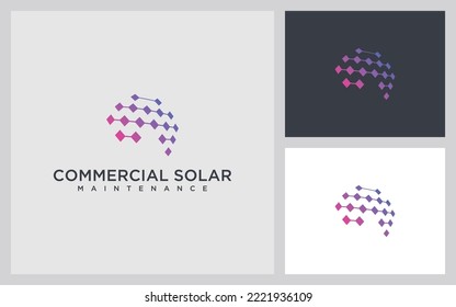 Solar Energy logo designs vector, Sun power logo