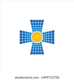 Solar Energy Logo Icon graphic
