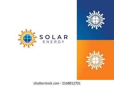 solar energy logo power of sun light