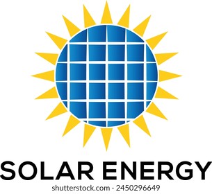 solar energy logo, Sun Solar Energy Logo Design Template
