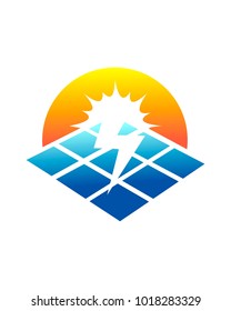 Solar Energy Logo Template