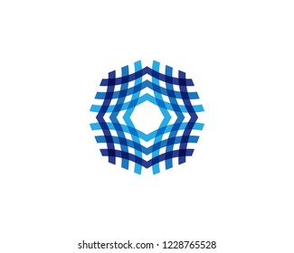 Solar energy logo template