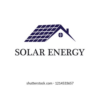 solar energy logo vector template