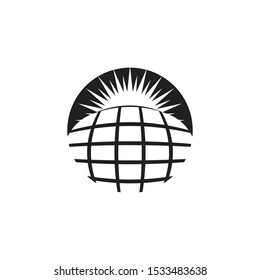 solar energy logo vector template