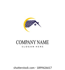 solar energy logo vector template