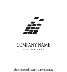 solar energy logo vector template