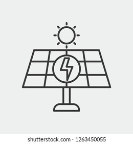 Solar Energy Modern Simple Ui Vector Icon