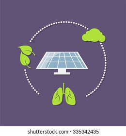 Solar energy panel.