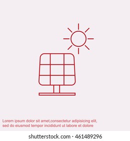 Solar energy panel