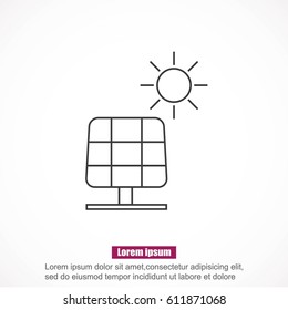Solar energy panel