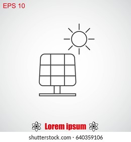 Solar energy panel