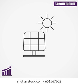 Solar energy panel