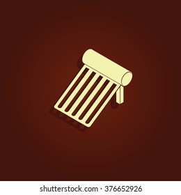 Solar energy panel icon.
