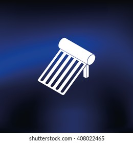 Solar energy panel icon.