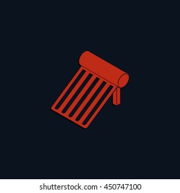 Solar energy panel icon.
