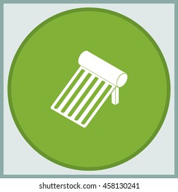 Solar energy panel icon.
