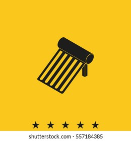 Solar energy panel icon.