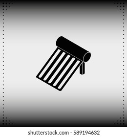 Solar energy panel icon.