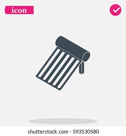 Solar energy panel icon.