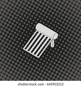 Solar energy panel icon.