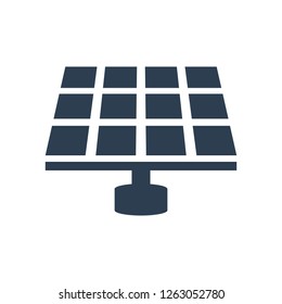 Solar energy panel. icon vector isolated background