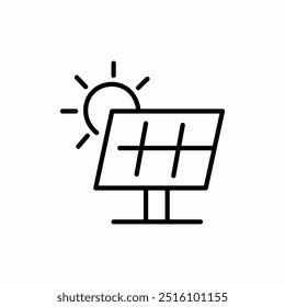 solar energy panel icon vector
