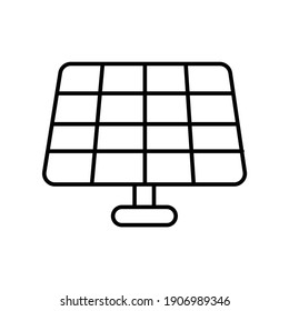 Solar Energy Panel line icon