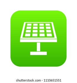 Solar energy panel in simple style isolated on white background vector illustration
