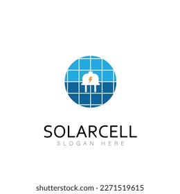 solar energy sun tec technology eco logo design symbol