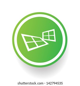 Solar energy symbol,vector