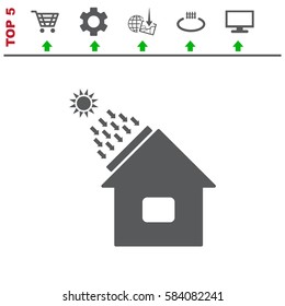 Solar Energy  Vector flat design style
