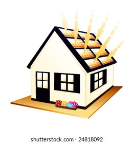 Solar energy vector home