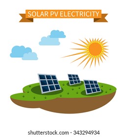 solar energy vector icon
