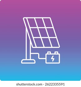 Solar Energy vector icon. Can be used for printing, mobile and web applications.