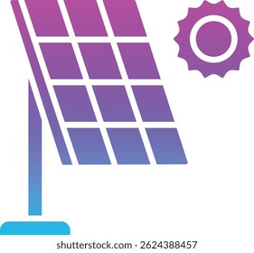 Solar Energy vector icon. Can be used for printing, mobile and web applications.