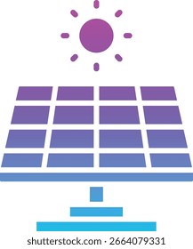 Solar Energy vector icon. Can be used for printing, mobile and web applications.