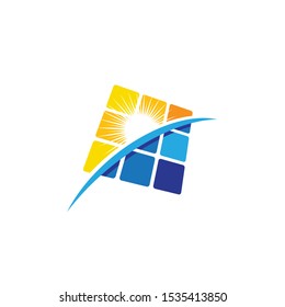 Solar Energy vector icon illustration design template