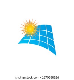 Solar Energy vector icon illustration design template