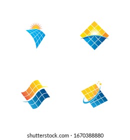 Solar Energy vector icon illustration design template
