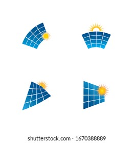 Solar Energy vector icon illustration design template