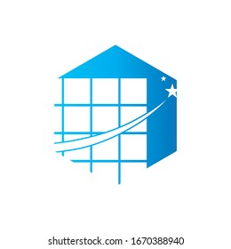 Plantilla de diseño de ilustración de icono de vector de energía solar
