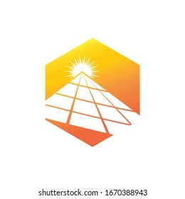 Solar Energy vector icon illustration design template