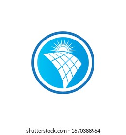 Solar Energy vector icon illustration design template